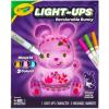 Crayola Light-Ups – Chick, Recolorable Light Up Chicken, Easter Craft Decoration, Easter Egg Toy for Kids, Basket Stuffer for Kids, Ages 4+(Bunny)