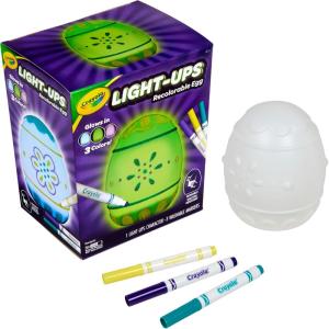 Crayola Light-Ups – Chick, Recolorable Light Up Chicken, Easter Craft Decoration, Easter Egg Toy for Kids, Basket Stuffer for Kids, Ages 4+(Egg)