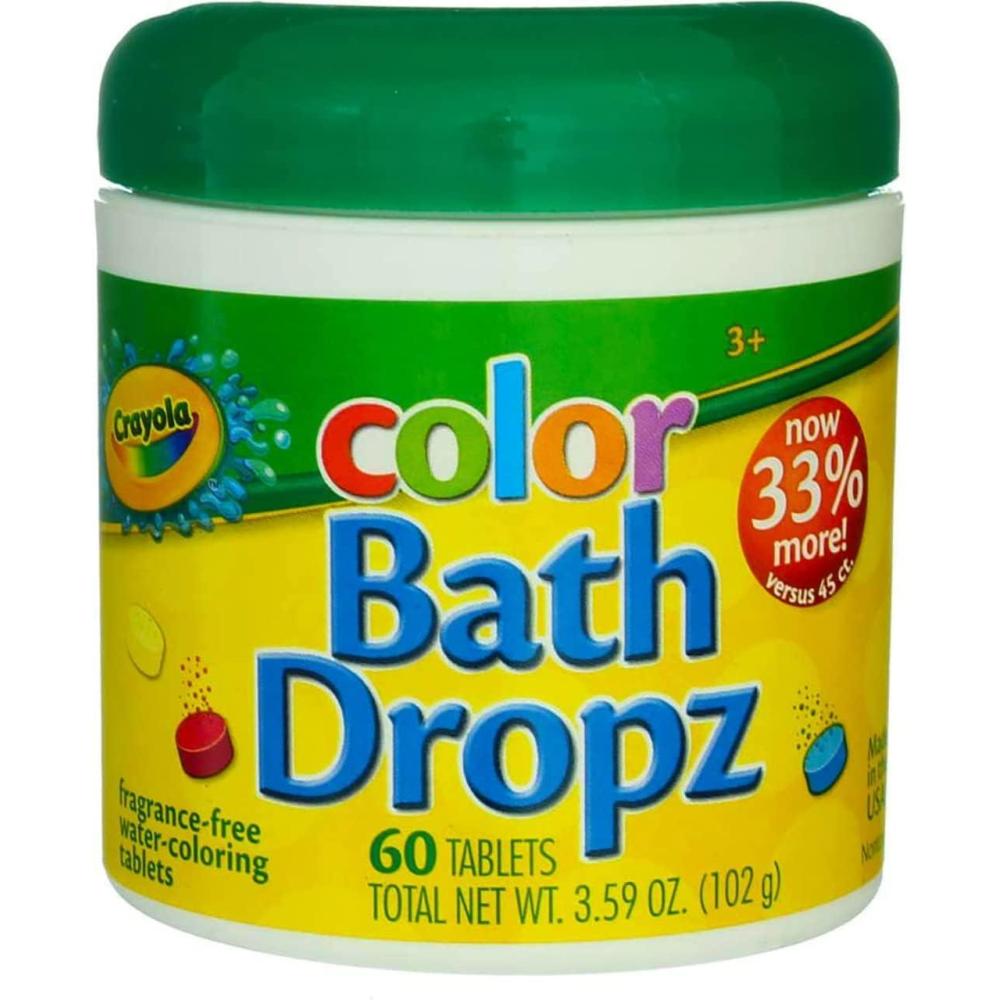 imageCrayola Color Bath Dropz 359 Ounce 60 Tablets by Toys amp Child
