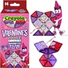 CreateOn Crayola Doodle Valentine Magnetic Tiles, Building Set for Kids, Magnetic Building Toys for Kids, STEM Travel Toys for Boys and Girls Ages 3+, 14-Piece Set (Doodle Valentine)