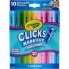 Crayola Clicks 2.0mm Mechanical Colored Pencil Set, Essential Easter Basket Stuffers, 12 Pastel Colors, Coloring Pencils for Kids, No Sharpen, 24 Replacement Cores, Ages 5+(Bold & Bright)