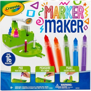 Crayola Marker Maker, DIY Kids Crafts, Create 16 Markers for Kids, Arts & Crafts Kit, Gift for Girls & Boys, Ages 7+(Marker Maker)