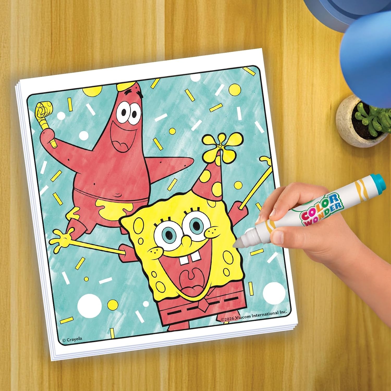 image:imageCrayola Color Wonder Nickelodeon Activity Pad Bundle 3pk MessFree Coloring Set for Kids Paw Patrol Spongebob amp Blues Clues Travel Activity Gift for Toddlers 3