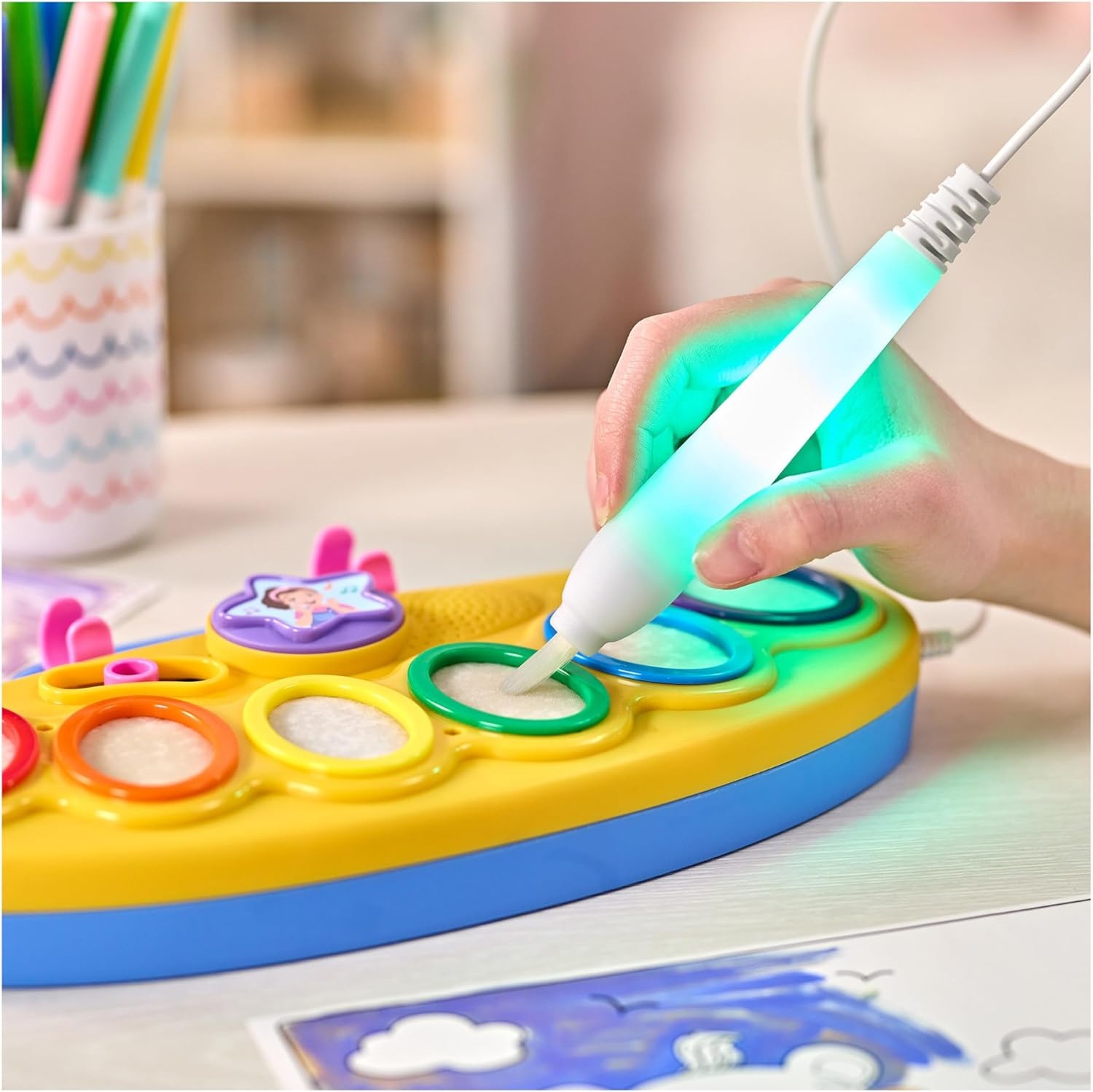 image:imageCrayola PAW Patrol Color Wonder Magic Light Brush Mess Free Painting Kit for Kids with Lightup Brush Gift for Toddlers Preschool Art Activities Ages 3Ms Rachel