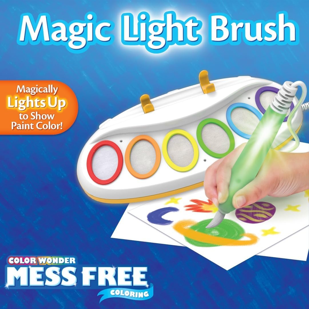 image:imageCrayola PAW Patrol Color Wonder Magic Light Brush Mess Free Painting Kit for Kids with Lightup Brush Gift for Toddlers Preschool Art Activities Ages 3Magic Light Brush