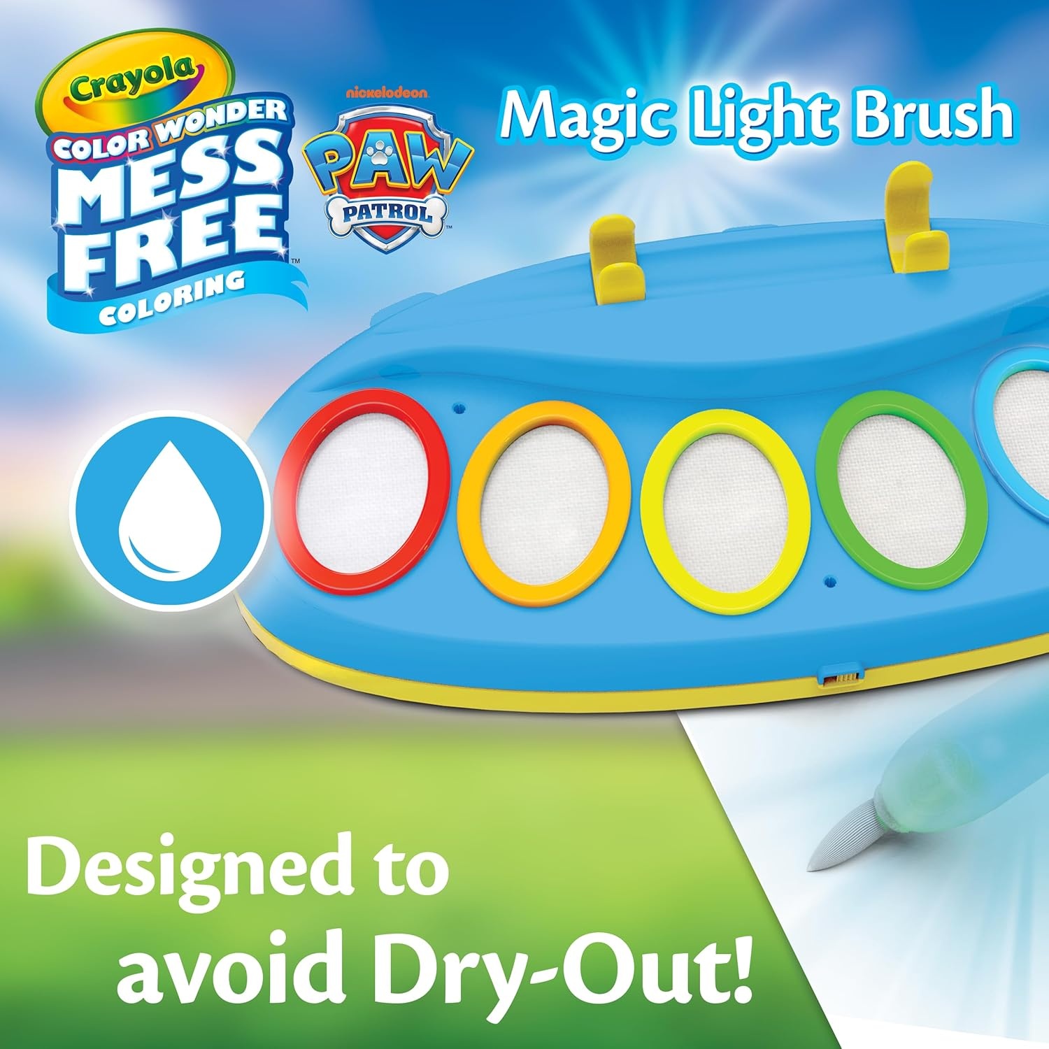 image:imageCrayola PAW Patrol Color Wonder Magic Light Brush Mess Free Painting Kit for Kids with Lightup Brush Gift for Toddlers Preschool Art Activities Ages 3Paw Patrol
