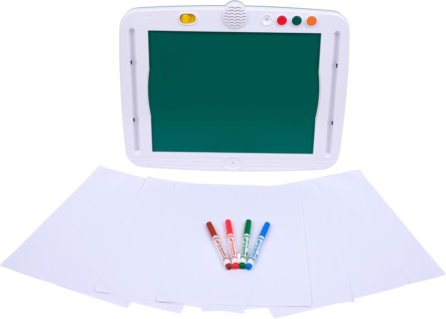 image:imageCrayola Story Creator Interactive Sound Tablet for Kids with Markers amp Paper Record and Play Back Stories Audio Drawing Toy Gift for Kids Classroom Activity Ages 5