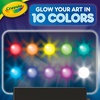 Crayola Animated Glow Board, DualScreen LED Drawing Board with Light Animation, Light Up Tracing Projector, Gift for Kids, Toys for Boys & Girls, Ages 6+(Multi-Color)