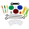 Crayola Colourwhirls Classic, 3 Ct Playset, Spin Art Toy with Washable Markers and Battle Arena, Competition Game, for Kids Ages 6, 7, 8, 9