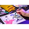 Crayola Kpop Demon Hunters Art Case (40+pcs), Coloring & Sticker Craft Kit, Gift for Kids & Teens, Travel Activity Set, Ages 8+