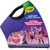 Crayola Kpop Demon Hunters Art Case (40+pcs), Coloring & Sticker Craft Kit, Gift for Kids & Teens, Travel Activity Set, Ages 8+