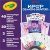 Crayola Kpop Demon Hunters Art Case (40+pcs), Coloring & Sticker Craft Kit, Gift for Kids & Teens, Travel Activity Set, Ages 8+