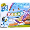 Crayola PAW Patrol Color Wonder Magic Light Brush – Mess Free Painting Kit for Kids with Lightup Brush, Gift for Toddlers, Preschool Art Activities, Ages 3+(Bluey Magic Light Brush)