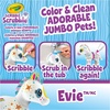 Crayola Scribble Scrubbie Jumbo, Evie, Large Posable Animal Toy, 6 Inches, Horse for Girls & Boys, Animal Grooming, Gift