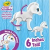 Crayola Scribble Scrubbie Jumbo, Evie, Large Posable Animal Toy, 6 Inches, Horse for Girls & Boys, Animal Grooming, Gift