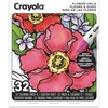 Crayola Dual-Tip Alcohol Marker Set for Adults (120ct), Bulk Adult Coloring Book Markers for Blending, Shading & Layering, Fine & Brush Tips [Amazon Exclusive](Flower Child)