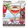 Crayola Dual-Tip Alcohol Marker Set for Adults (120ct), Bulk Adult Coloring Book Markers for Blending, Shading & Layering, Fine & Brush Tips [Amazon Exclusive](Stay Hydrated)