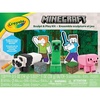 Crayola Minecraft Sculpt & Play Craft Kit, Model Magic Clay Set for Kids, Includes Markers, Tools, Cutouts & Backdrop, Toddler Art Supplies, Toys & Gifts