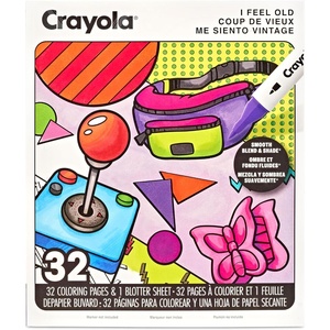 Crayola Dual-Tip Alcohol Marker Set for Adults (120ct), Bulk Adult Coloring Book Markers for Blending, Shading & Layering, Fine & Brush Tips [Amazon Exclusive](I Feel Old)