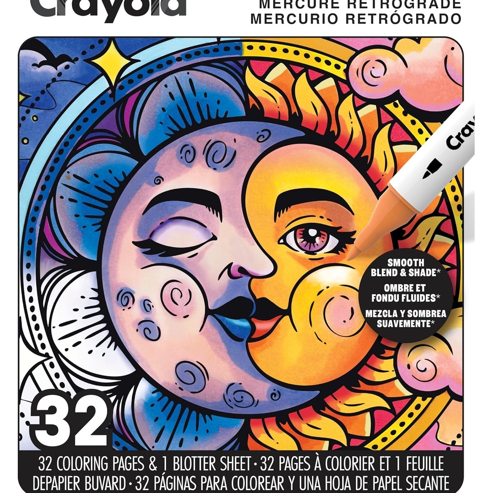 image:imageCrayola LLC Adut Coloring Book Mercury in Retrograde