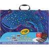Crayola Art Kit with Neon & Metallic Art Supplies, Includes Crayons, Markers & Colored Pencils, Craft Activity, Gift for Kids, Ages 5, 6, 7, 8