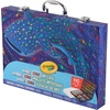 Crayola Art Kit with Neon & Metallic Art Supplies, Includes Crayons, Markers & Colored Pencils, Craft Activity, Gift for Kids, Ages 5, 6, 7, 8